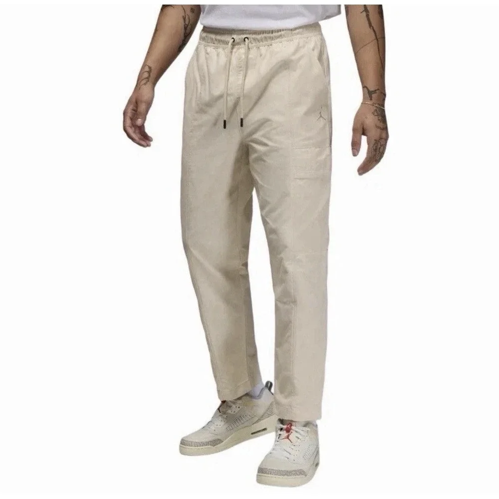 Jordan Essentials Woven Pants Light Brown Men's Size XL